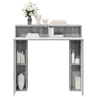 Haardombouw Grijs Sonoma 102 x 18 x 100,5 cm Bewerkt hout 4