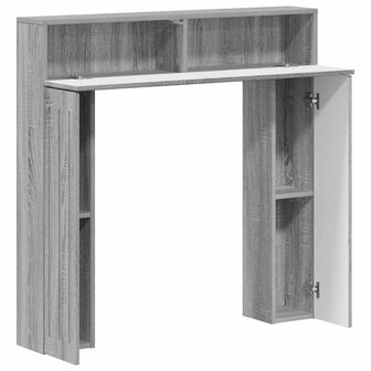 Haardombouw Grijs Sonoma 102 x 18 x 100,5 cm Bewerkt hout 5