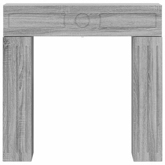 Haardombouw Grijs Sonoma 102 x 18 x 100,5 cm Bewerkt hout 6