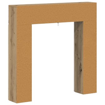 Haardombouw Artisanaal eiken 102 x 18 x 100,5 cm 8