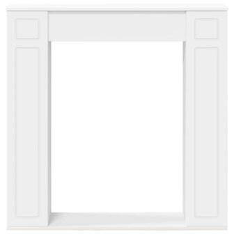 Haardombouw Wit 100 x 20 x 100 cm Bewerkt hout 4