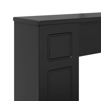 Haardombouw Zwart 100 x 20 x 100 cm Bewerkt hout 7