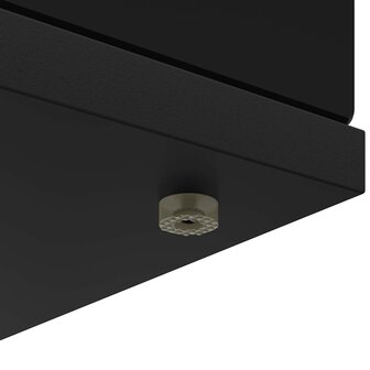 Haardombouw Zwart 100 x 20 x 100 cm Bewerkt hout 8