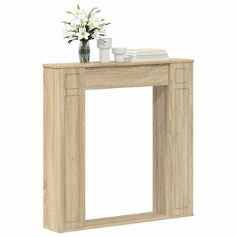 Haardombouw Sonoma Eiken 100 x 20 x 100 cm Bewerkt hout 3