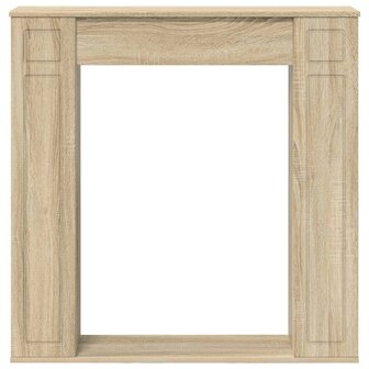 Haardombouw Sonoma Eiken 100 x 20 x 100 cm Bewerkt hout 4