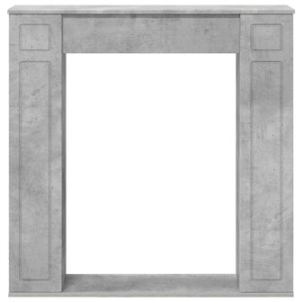Haardombouw Betongrijs 100 x 20 x 100 cm Bewerkt hout 4