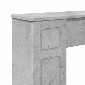Haardombouw Betongrijs 100 x 20 x 100 cm Bewerkt hout 7