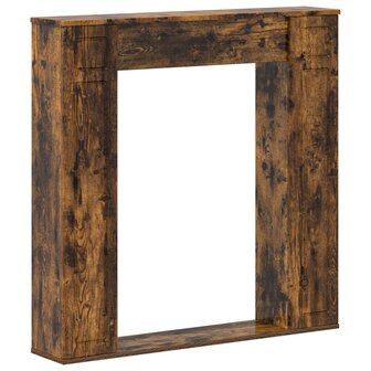 Haardombouw Gerookt eiken 100 x 20 x 100 cm Bewerkt hout 2