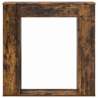 Haardombouw Gerookt eiken 100 x 20 x 100 cm Bewerkt hout 4