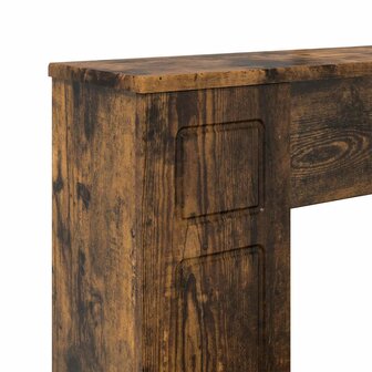 Haardombouw Gerookt eiken 100 x 20 x 100 cm Bewerkt hout 7