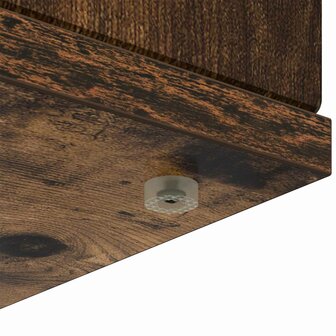 Haardombouw Gerookt eiken 100 x 20 x 100 cm Bewerkt hout 8