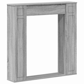 Haardombouw Grijs Sonoma 100 x 20 x 100 cm Bewerkt hout 2