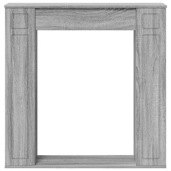 Haardombouw Grijs Sonoma 100 x 20 x 100 cm Bewerkt hout 4