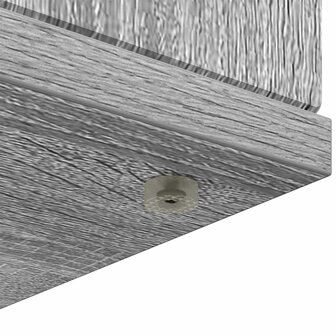 Haardombouw Grijs Sonoma 100 x 20 x 100 cm Bewerkt hout 8