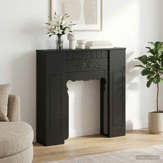 Haardombouw Zwart 93 x 20 x 89 cm Bewerkt hout 1
