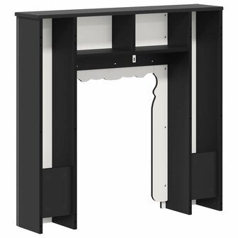 Haardombouw Zwart 93 x 20 x 89 cm Bewerkt hout 6
