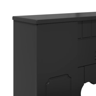Haardombouw Zwart 93 x 20 x 89 cm Bewerkt hout 7