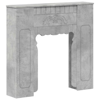 Haardombouw Betongrijs 93 x 20 x 89 cm Bewerkt hout 2
