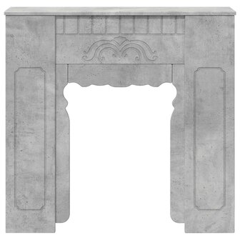 Haardombouw Betongrijs 93 x 20 x 89 cm Bewerkt hout 4