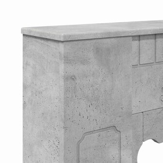 Haardombouw Betongrijs 93 x 20 x 89 cm Bewerkt hout 7