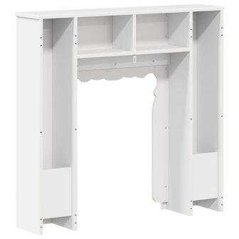 Haardombouw Hoogglans Wit 93 x 20 x 89 cm Bewerkt hout 6