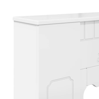 Haardombouw Hoogglans Wit 93 x 20 x 89 cm Bewerkt hout 7