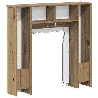 Haardombouw Artisanaal eiken 93 x 20 x 89 cm Bewerkt hout 6