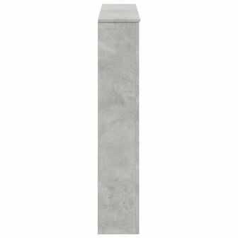Haardombouw Betongrijs 102 x 20 x 102 cm Bewerkt hout 5