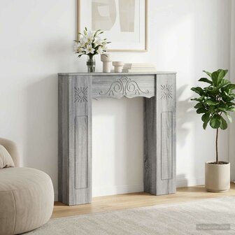 Haardombouw Grijs Sonoma 102 x 20 x 102 cm Bewerkt hout 1