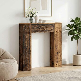 Haardombouw Oud hout 102 x 20 x 102 cm Bewerkt hout 1