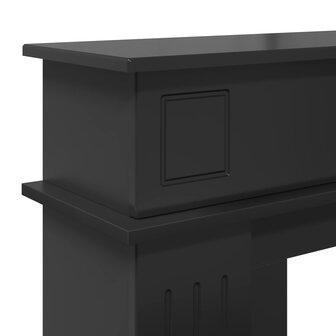 Haardombouw Zwart 102 x 26 x 100 cm Bewerkt hout 7