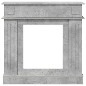 Haardombouw Betongrijs 102 x 26 x 100 cm Bewerkt hout 4