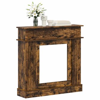 Haardombouw Gerookt eiken 102 x 26 x 100 cm Bewerkt hout 3
