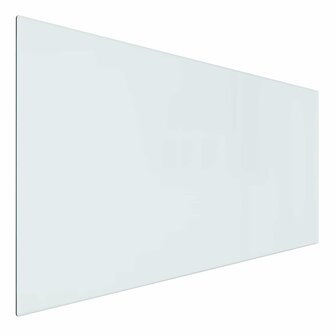 Vuurplaats Glazen Plaat Transparant 100 x 50 cm Glas 2
