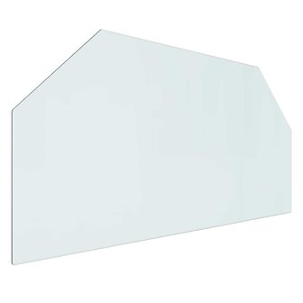Vuurplaats Glazen Plaat Doorzichtig 100 x 50 cm Glas 2