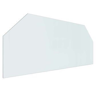 Vuurplaats Glazen Plaat Doorzichtig 120 x 50 cm Glas 2