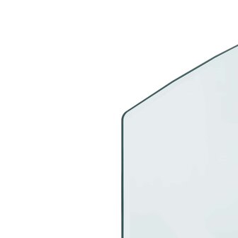Vuurplaats Glazen Plaat Doorzichtig 100 x 50 cm Glas 7