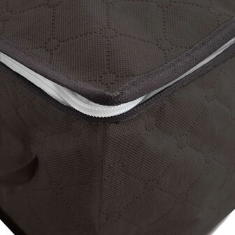Opbergdoos met Transparante Zijraam 2 st Nonwoven stof 37,5 L 9