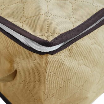 Opbergdoos met Transparante Zijraam 2 st Nonwoven stof 37,5 L 9