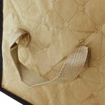 Opbergdoos met Transparante Zijraam 2 st Nonwoven stof 61,6 L 8