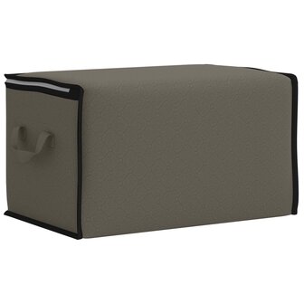 Opbergdoos met Transparante Zijraam 2 st Nonwoven stof 33,6 L 7