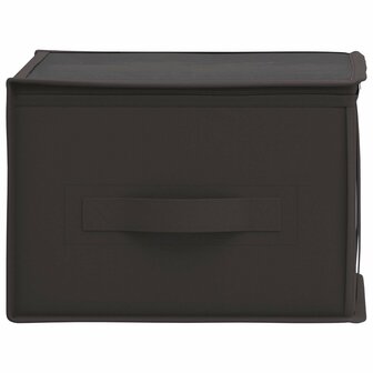 Opbergdoos met transparant bovenraam Antracietkleurig 6