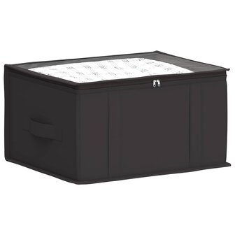 Opbergdoos met transparant bovenraam 2 st Nonwoven stof 33,6 L 3