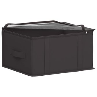 Opbergdoos met transparant bovenraam 2 st Nonwoven stof 33,6 L 4