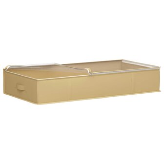 Opbergdoos met transparant bovenraam 2 st Nonwoven stof 90 l 4