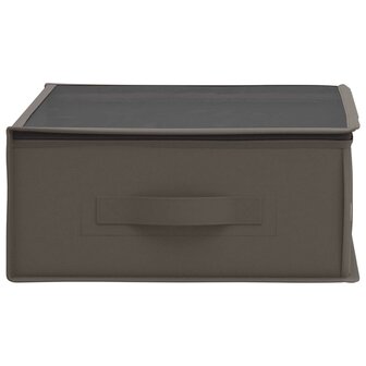 Opbergdoos met transparant bovenraam Grijs 70 x 40 x 18 cm 6