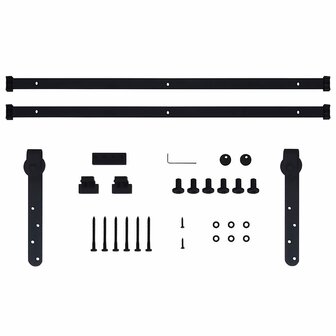 Ophangset voor minischuifdeur 183 cm koolstofstaal 5