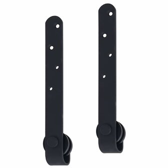 Ophangset voor minischuifdeur 152 cm koolstofstaal 4