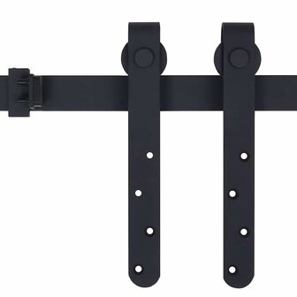 Ophangset voor minischuifdeur 122 cm koolstofstaal 3