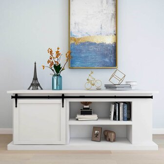 Ophangset voor minischuifdeur 183 cm koolstofstaal 1